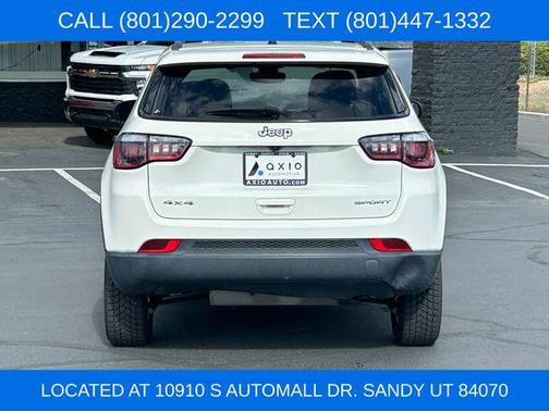 White Clearcoat 2018 Jeep Compass Sport
