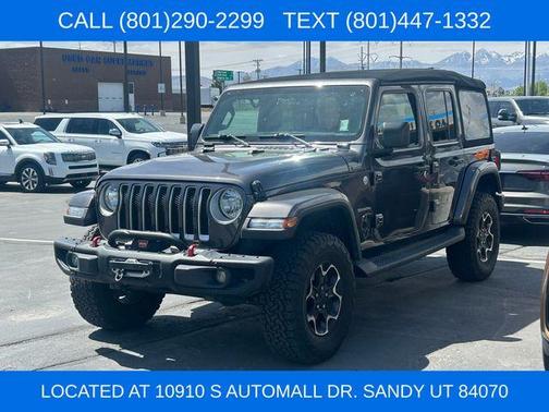 Granite Crystal Clearcoat Metallic 2019 Jeep Wrangler Unlimited Sahara