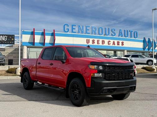 Red 2021 Chevrolet Silverado 1500 Custom Trail Boss