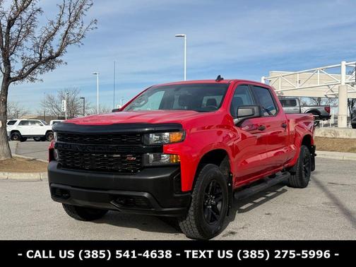 Red 2021 Chevrolet Silverado 1500 Custom Trail Boss