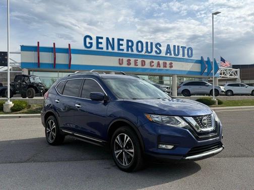 Caspian Blue 2018 Nissan Rogue SL