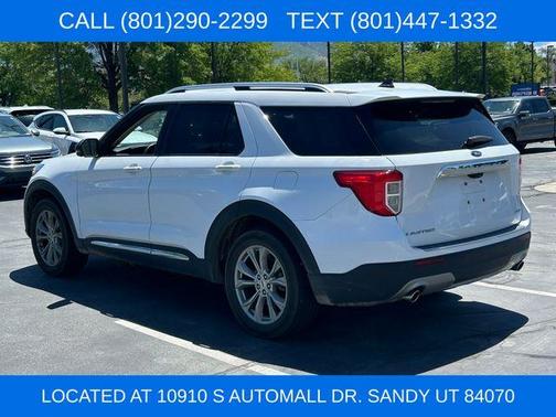 Oxford White 2021 Ford Explorer Limited