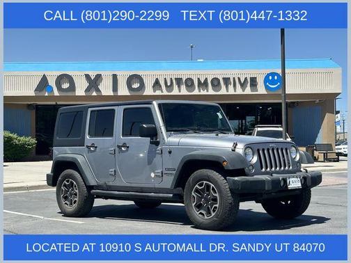 Billet Silver Metallic Clearcoat 2015 Jeep Wrangler Unlimited Sport