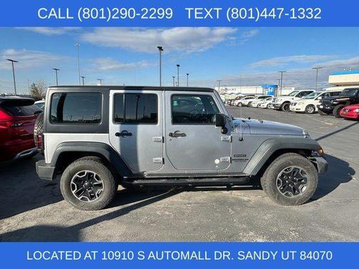 Billet Silver Metallic Clearcoat 2015 Jeep Wrangler Unlimited Sport