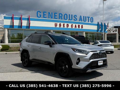 Midnight Black Metallic 2021 Toyota RAV4 Hybrid XSE