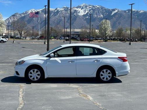 Cloud White 2016 Nissan Sentra S