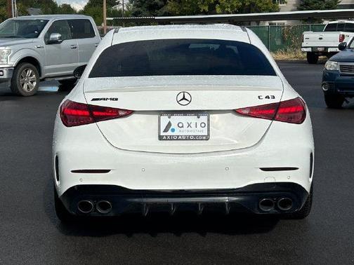 White 2023 Mercedes-Benz AMG C 43 Base 4MATIC