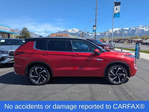 Red 2025 Mitsubishi Outlander PHEV