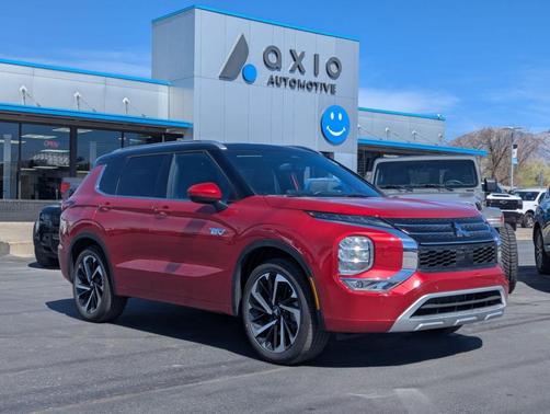 Red 2025 Mitsubishi Outlander PHEV