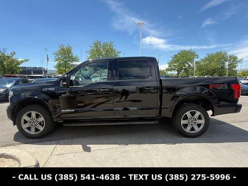 Shadow Black 2018 Ford F-150 Lariat