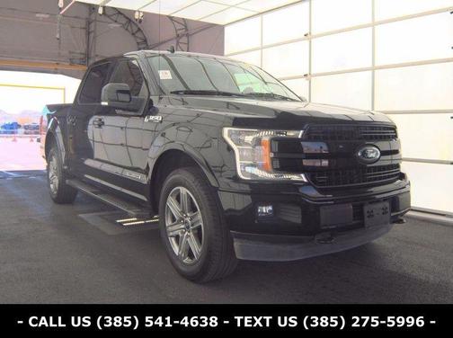 Shadow Black 2018 Ford F-150 Lariat
