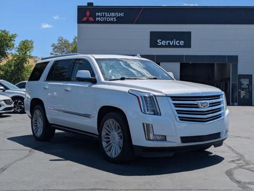 White 2016 Cadillac Escalade Platinum