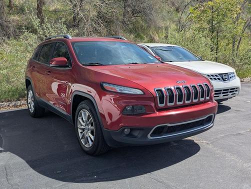 Deep Cherry Red Crystal Pearlcoat 2014 Jeep Cherokee Limited