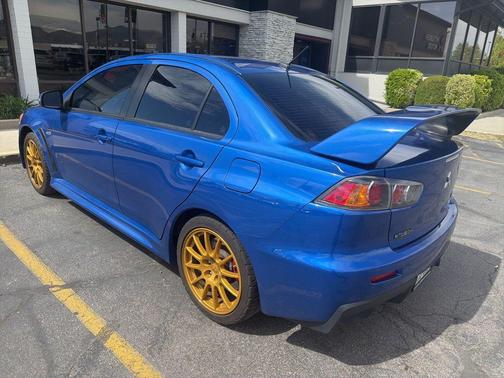 Octane Blue 2015 Mitsubishi Lancer Evolution GSR