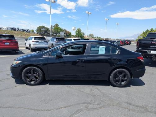 Black 2013 Honda Civic LX