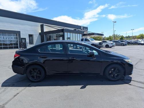 Black 2013 Honda Civic LX