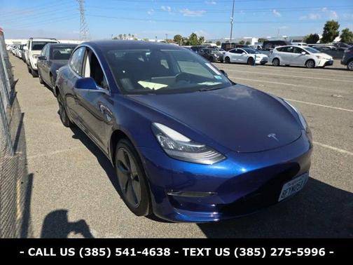 Deep Blue Metallic 2018 Tesla Model 3 Long Range