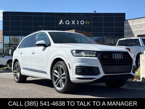 Glacier White Metallic 2018 Audi Q7 3.0T Prestige