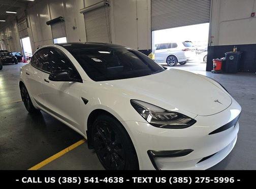 Pearl White Multi 2022 Tesla Model 3 Long Range