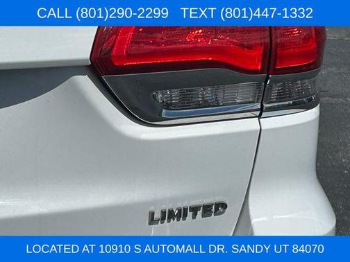 Bright White Clearcoat 2015 Jeep Grand Cherokee Limited