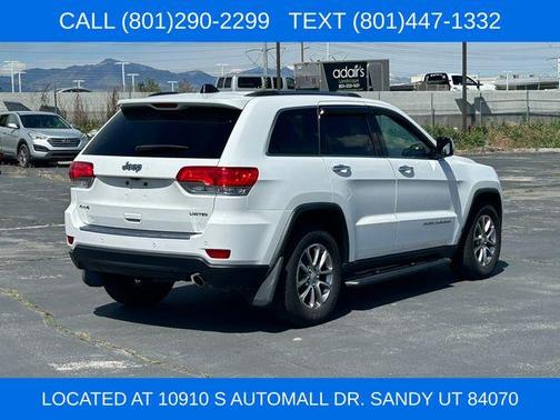 Bright White Clearcoat 2015 Jeep Grand Cherokee Limited