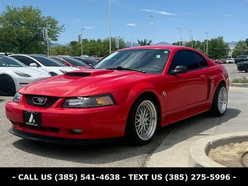 Red 2004 Ford Mustang GT
