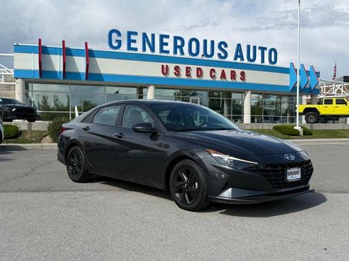 Portofino Gray 2021 Hyundai ELANTRA SEL