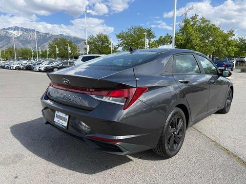 Portofino Gray 2021 Hyundai ELANTRA SEL