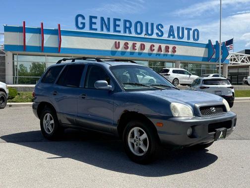 Blue 2003 Hyundai SANTA FE GLS
