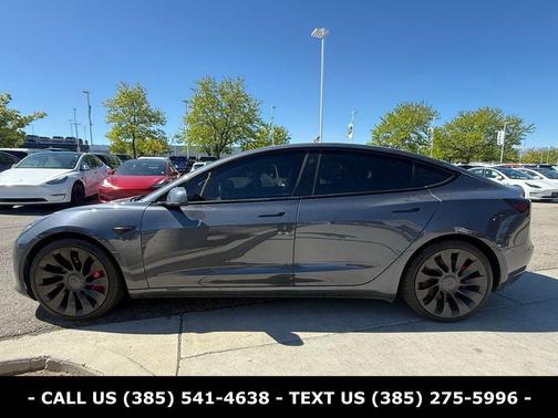 Midnight Silver Metallic 2023 Tesla Model 3 Performance