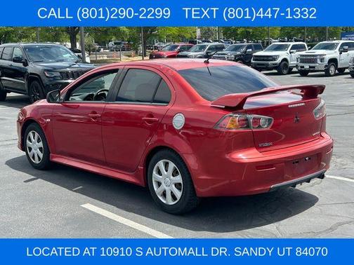 Red 2014 Mitsubishi Lancer ES