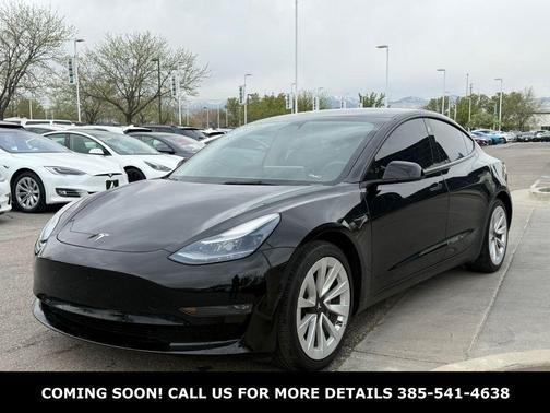Black 2022 Tesla Model 3 Long Range