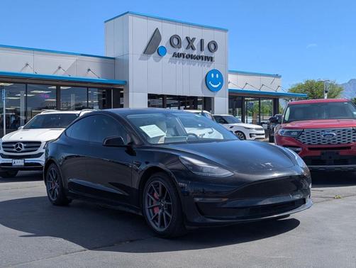 Black 2021 Tesla Model 3 Standard Range Plus