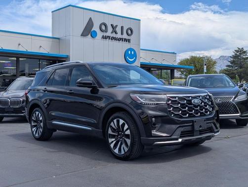 Black Metallic 2026 Ford Explorer Platinum