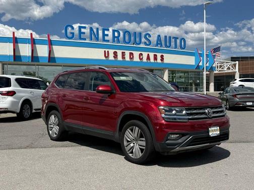 Fortana Red Metallic 2019 Volkswagen Atlas 3.6L SE w/Technology