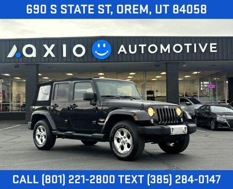 Black Clearcoat 2014 Jeep Wrangler Unlimited Sahara