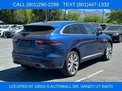 Bluefire Blue 2023 Jaguar F-PACE R-Dynamic S