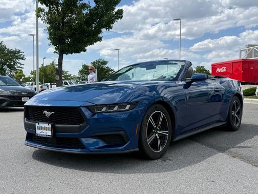 Blue Metallic 2024 Ford Mustang EcoBoost Premium