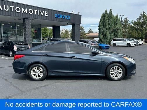 Pacific Blue Pearl 2014 Hyundai SONATA GLS
