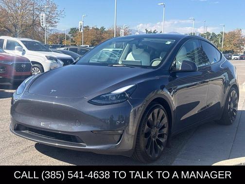 Gray 2023 Tesla Model Y Performance