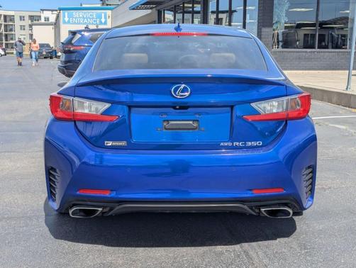 Blue 2015 Lexus RC 350 Base