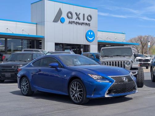 Blue 2015 Lexus RC 350 Base