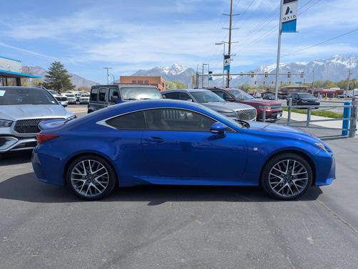 Blue 2015 Lexus RC 350 Base