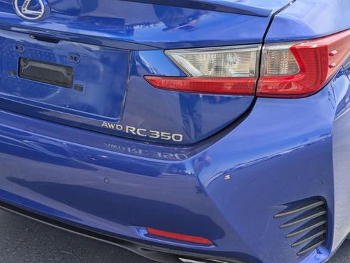 Blue 2015 Lexus RC 350 Base