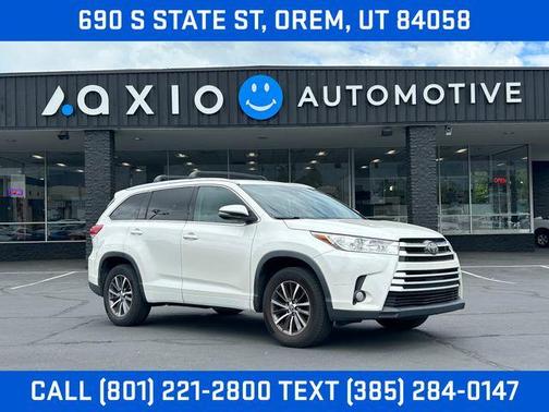 Blizzard Pearl 2017 Toyota Highlander XLE