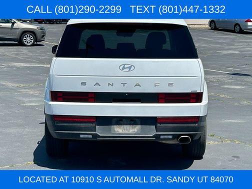 White 2025 Hyundai SANTA FE SEL