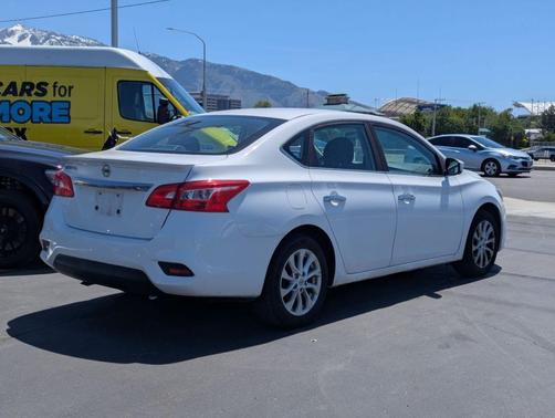 Cloud White 2017 Nissan Sentra S