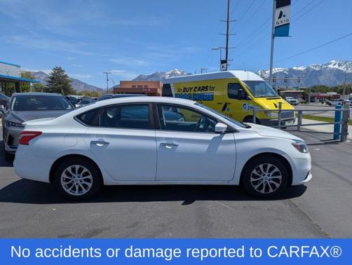 Cloud White 2017 Nissan Sentra S