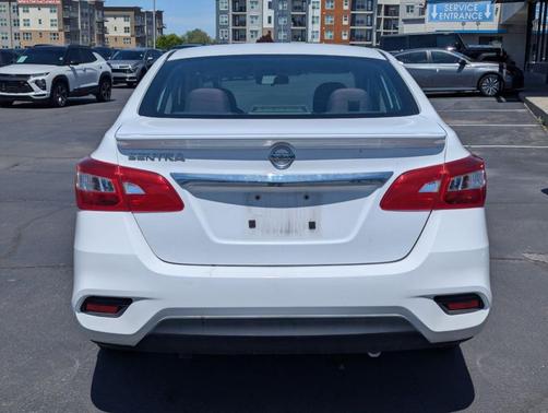 Cloud White 2017 Nissan Sentra S