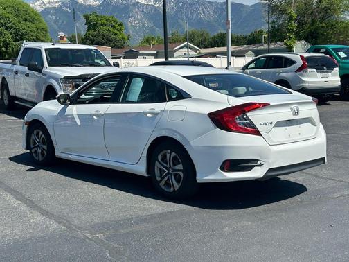 White 2017 Honda Civic LX